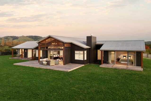 The stunning house on the hill