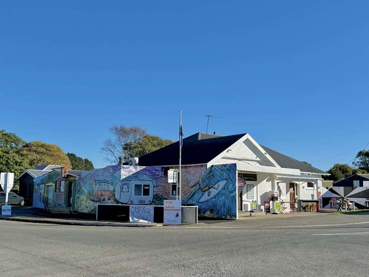 Actor James Dean featured prominently in the listing for the Waimate lifestyle block, a nod to the vendors' movie background. Photo / Supplied