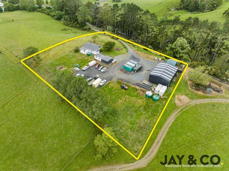 A three-bedroom home on West Road, in Brookby, Auckland, was in demand, with eight bidders battling it out to own the property. Photo / Supplied