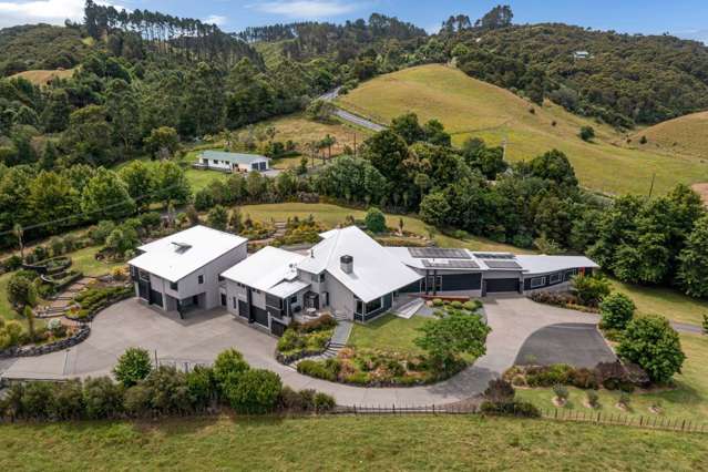 ‘Arty-farty’ multi-million-dollar estate rebuilt from the ashes of former home is for sale