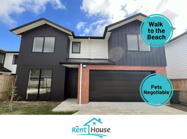 Stunning 4-Bedroom Home with Ensuite and Double Garage - One Street from Eastern Beach