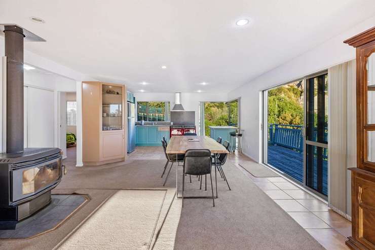 The owners of 55 Fishermans Lane, in Motunau, Hurunui, are done with fishing, so are selling their bach in the region's best fishing spot. Photo / Supplied