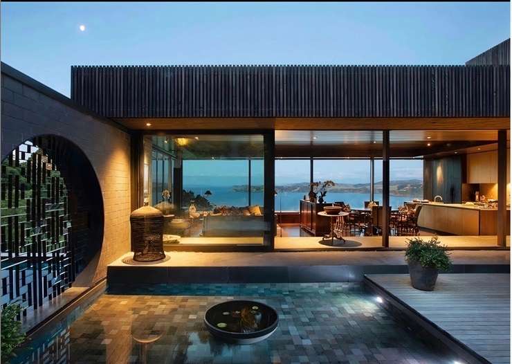 Lantern House, on Sea View Road, in Onetangi, Waiheke Island, is up for grabs again. Photo / Supplied