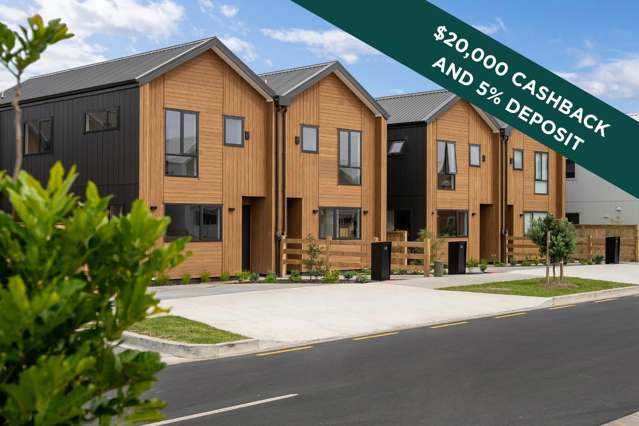 Limited Time Offer - $20,000 Cashback & 5% Deposit