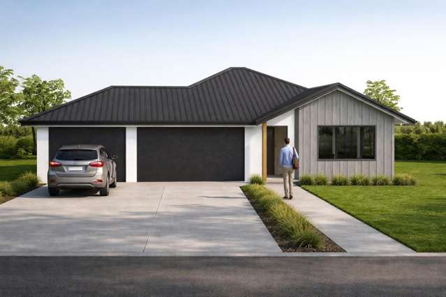 Triple Car Garage with Drive Through!