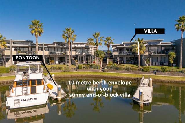 EVOLVED WATERFRONT LIFESTYLE WITH 10 METRE BERTH