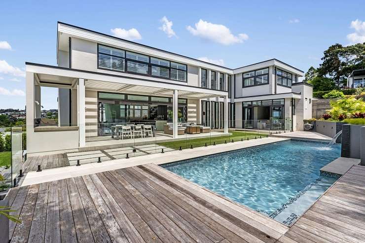 A brand new Brent Hulena-designed mansion on Arney Road, in Auckland’s Remuera, sold for <img1.6m at the end of last year. Photo / Supplied