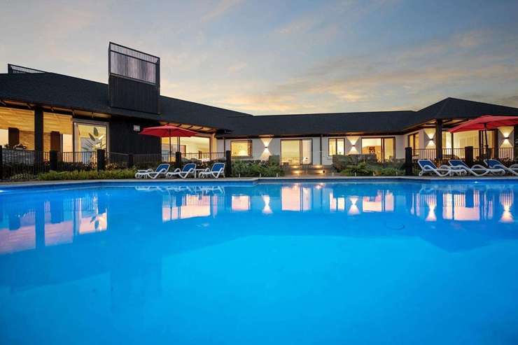 An eight-bedroom, eight-bathroom property on Goldflats Lane is top-of-the-line living in Auckland's Coatesville. Photo / Supplied