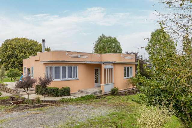 Art Deco Home With Rural Views