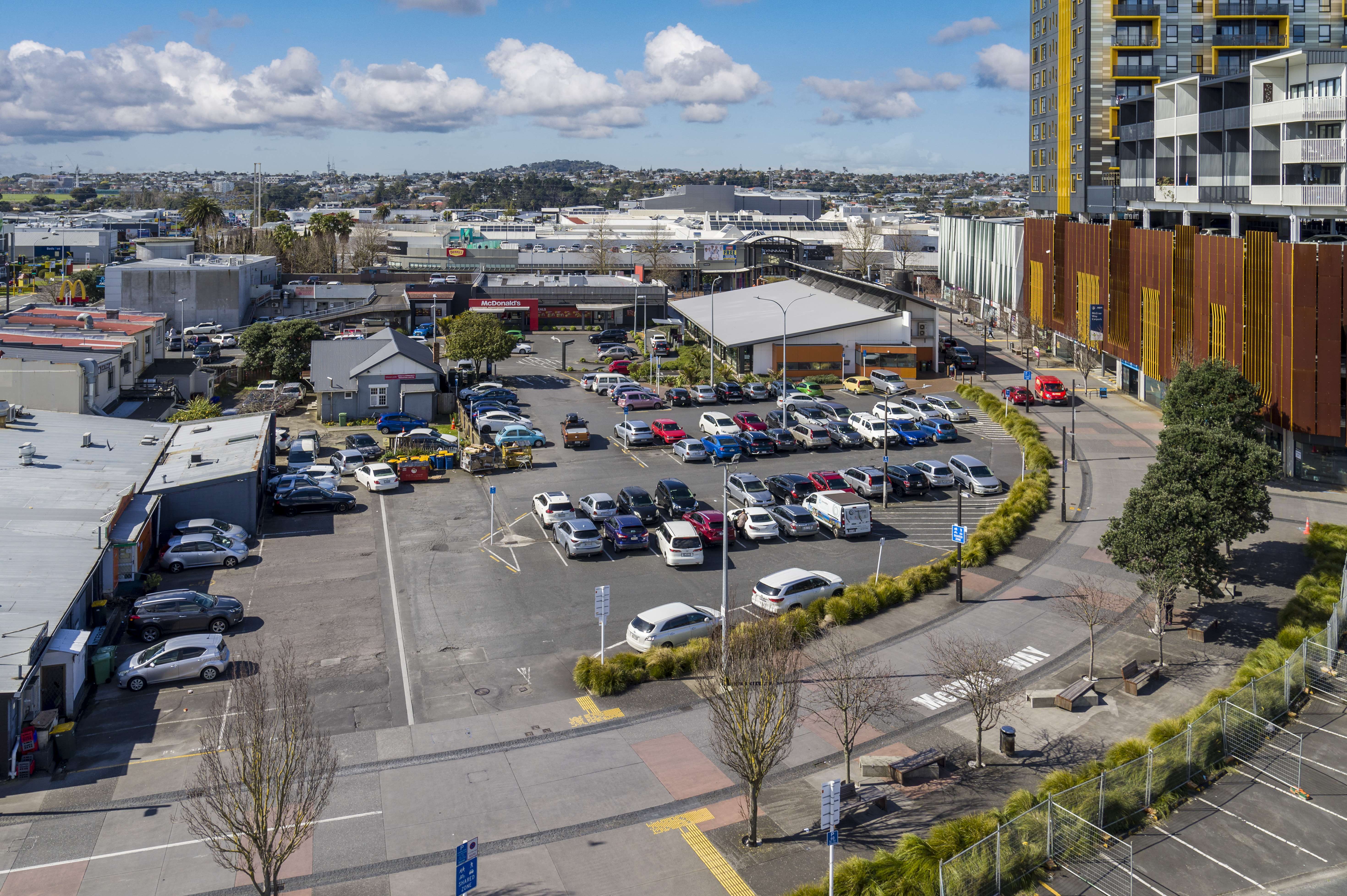 Kāinga Ora is selling the Oag's Building site on Totara Way, in Auckland's New Lynn. Photo / Supplied