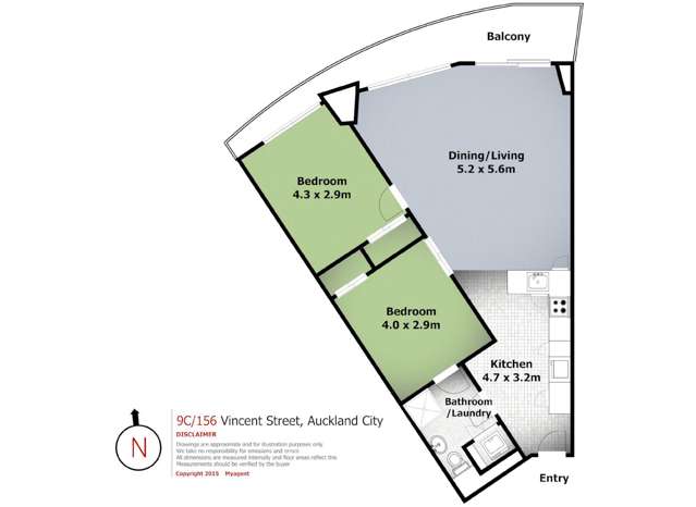 9C/156 Vincent Street City Centre_1