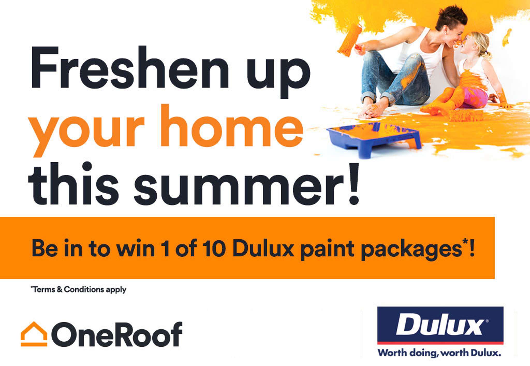 Win a Dulux paint package worth $800