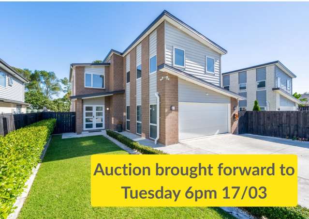 Auction Brought Forward- 6pm 17 MAR