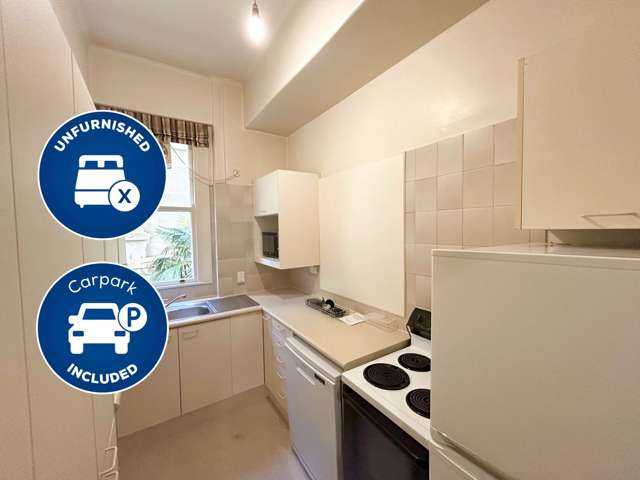 UNFURNISHED ONE BEDROOM W/ CARPARK