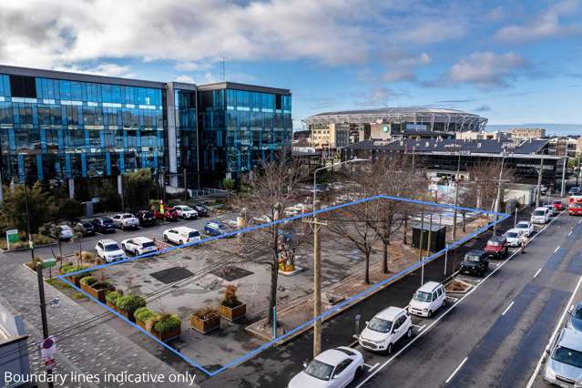 Blank canvas in inner-city Christchurch
