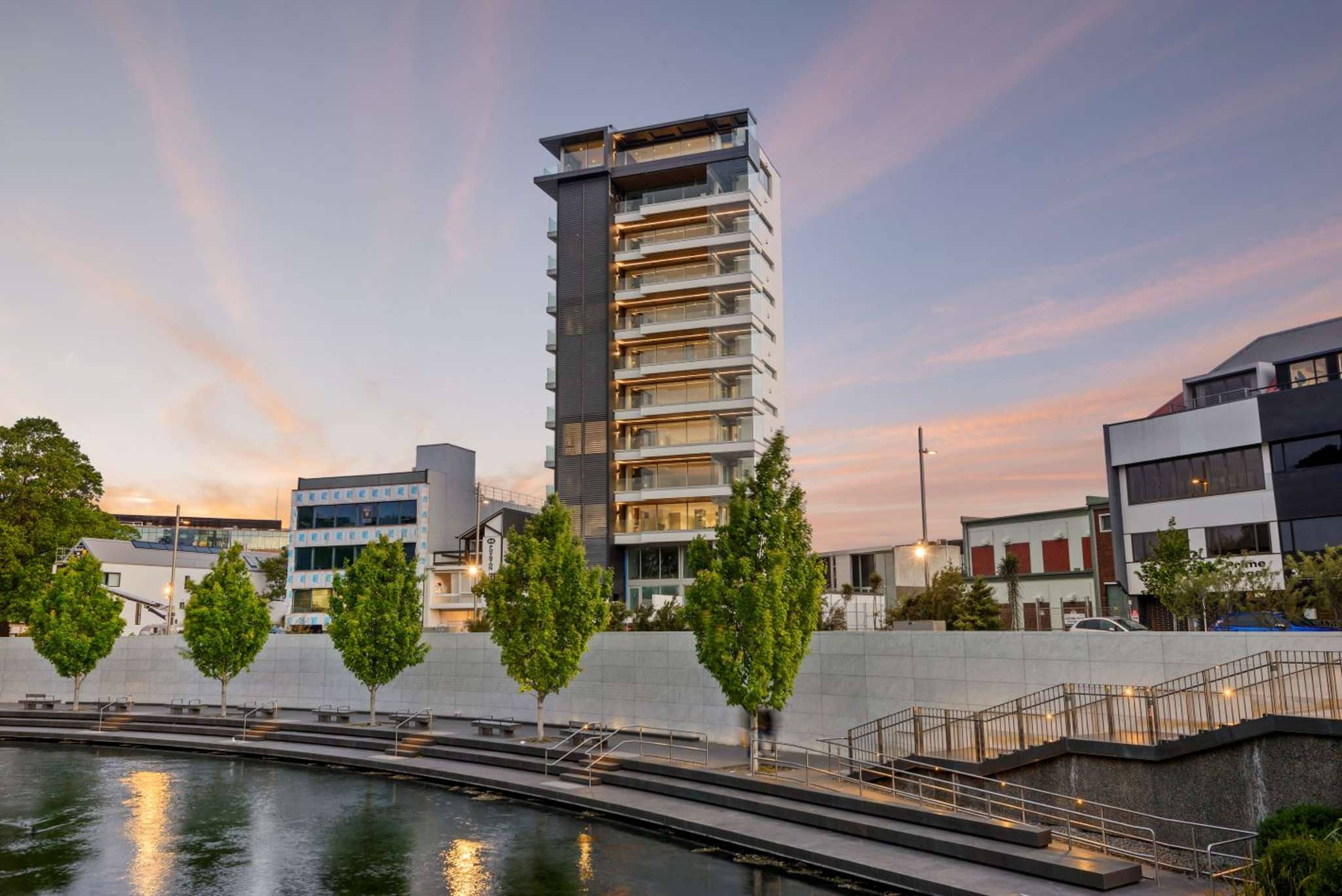 Christchurch building saved from demolition puts penthouse on the market