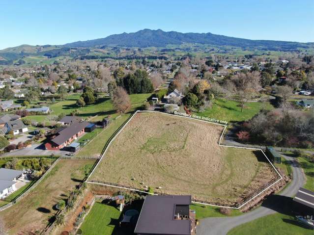 Private Pirongia Section With Rural Northern Views