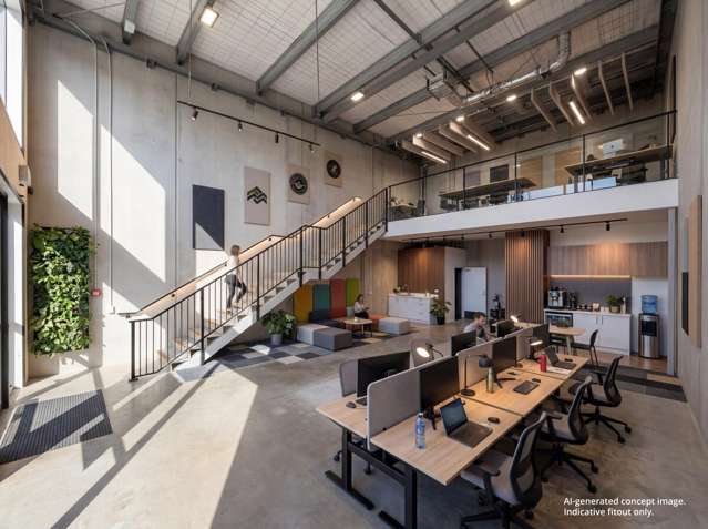 Papamoa Office with Mezzanine