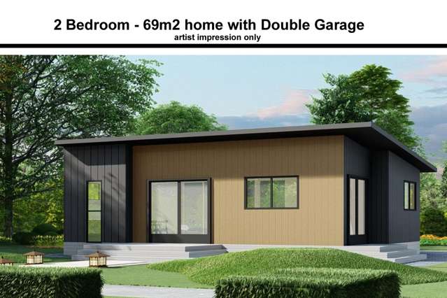 NEW 2 BEDROOM + DOUBLE GARAGE
