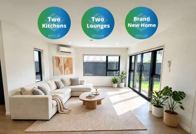 Brand new 4 bedroom family home with self contain unit with separate entry