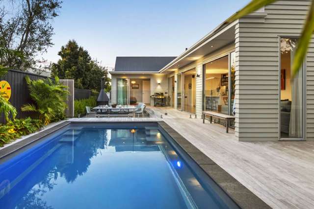 Timeless poolside living in a prime location