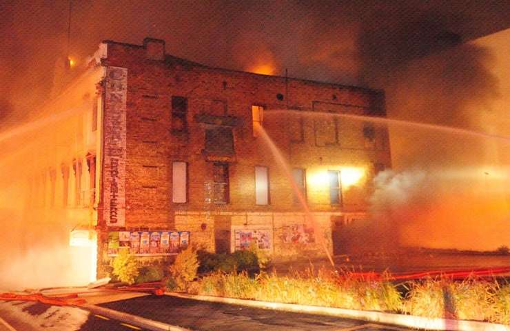 A two-bedroom apartment in the old Stavely building, on Jetty Street, in Dunedin's Warehouse Precinct, is up for grabs. Photo / Supplied