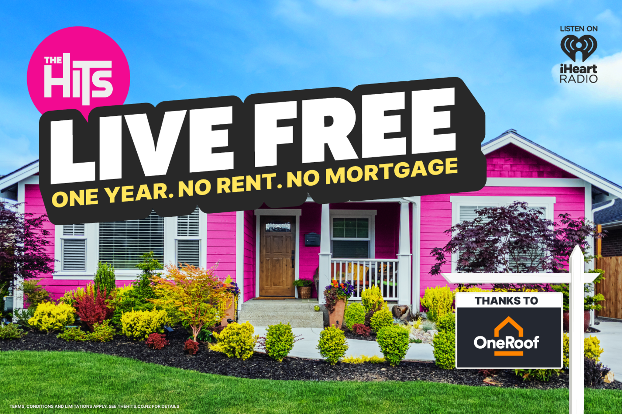 The Hits Live Rent or Mortgage Free Competition with OneRoof