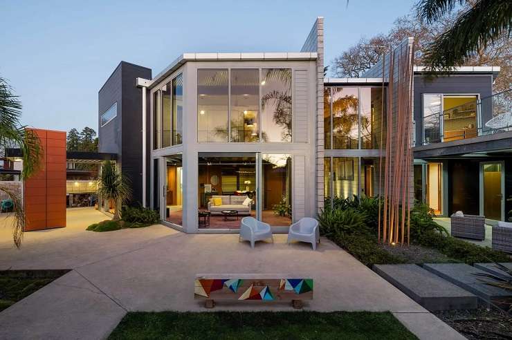 The two-storey home on Thorndon Road, Cambridge is a town icon. Photo / Supplied