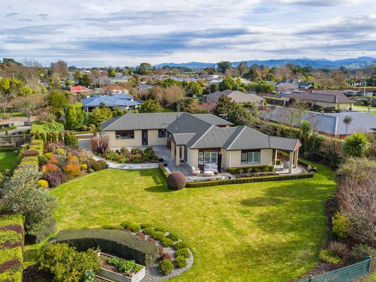 A modern four-bedroom home on a 1.17ha section in Masterton