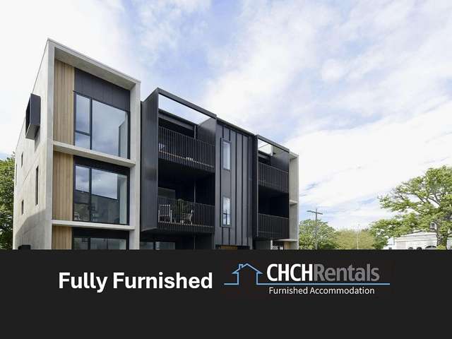 Stylish executive fully furnished apartment in stunning modern complex!