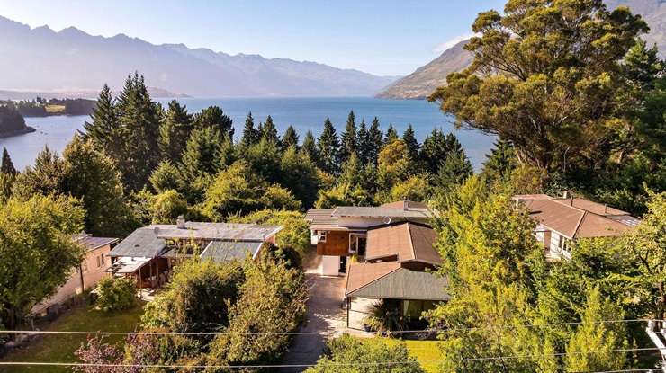 78, 80 and 82 Thompson Street in Queenstown, zoned for high-density residential development, have been in the same family’s hands for decades. Photo / Supplied