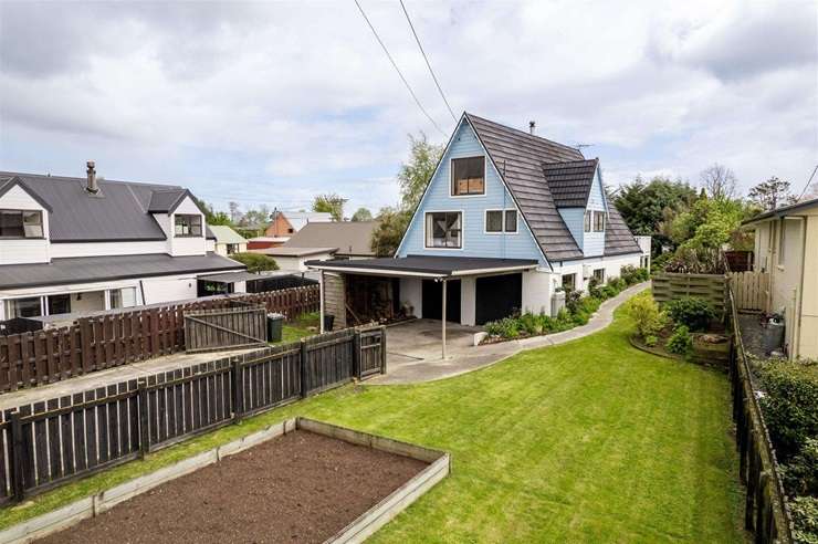 A standout A-Frame house on Glendale Road, in Whangarei, was snapped up last month. Photo / Supplied