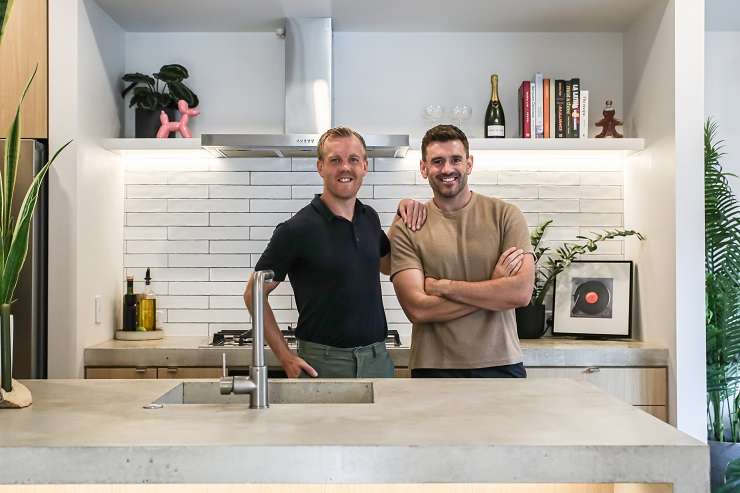 The Hits host Matty McLean and his real estate agent husband, Ryan Teece, sold their cottage two days after their first open home. Photo / Supplied