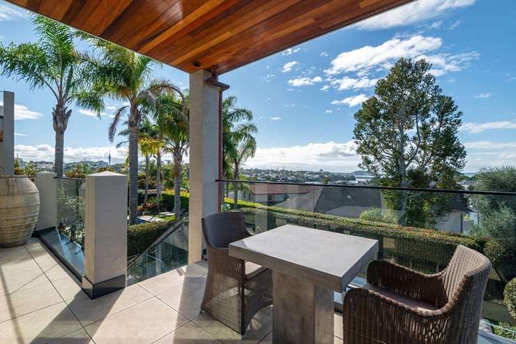 The five-bedroom trophy home at 81 Arney Road, in Auckland's Remuera, has been updated by its owners, Nick Grayston and his artist wife Hélène Bizouerne. Photo / Supplied