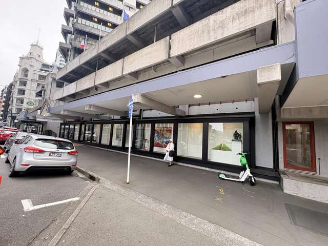 High profile, large format retail