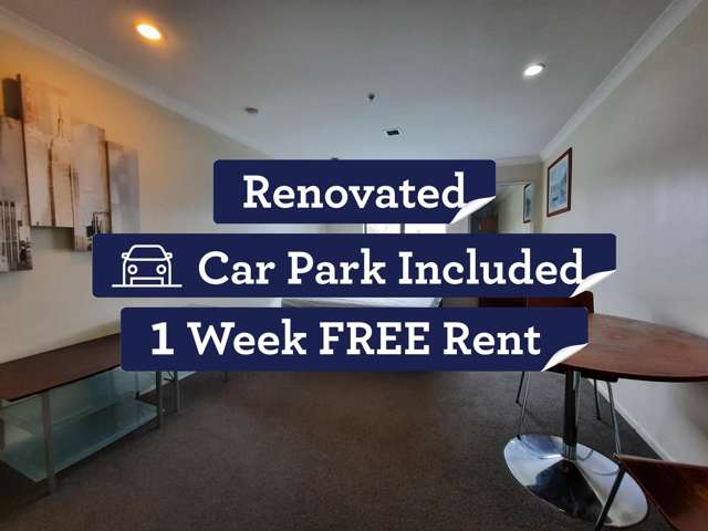 Refurbished Furnished Studio With Carpark And Storage Locker