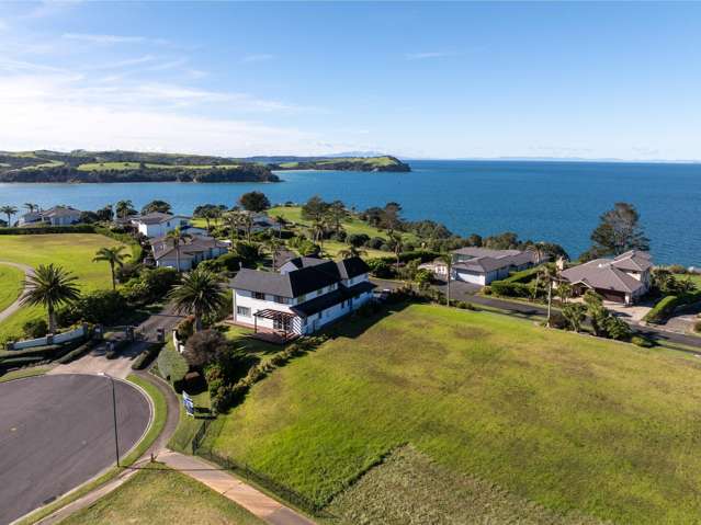 Large Elevated Level Site with Sea Views!