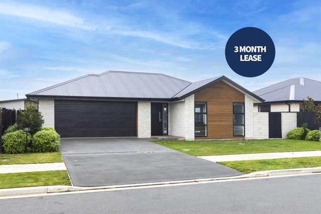 3 MONTH LEASE - Beautifully Designed 3 Bedroom Home