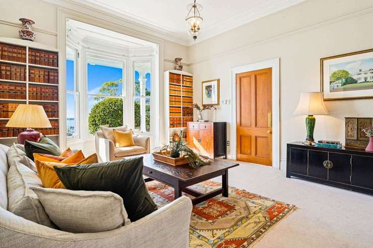 A stately villa on London Street, in Auckland's St Marys Bay, was snapped up by a young family late last month. Photo / Supplied