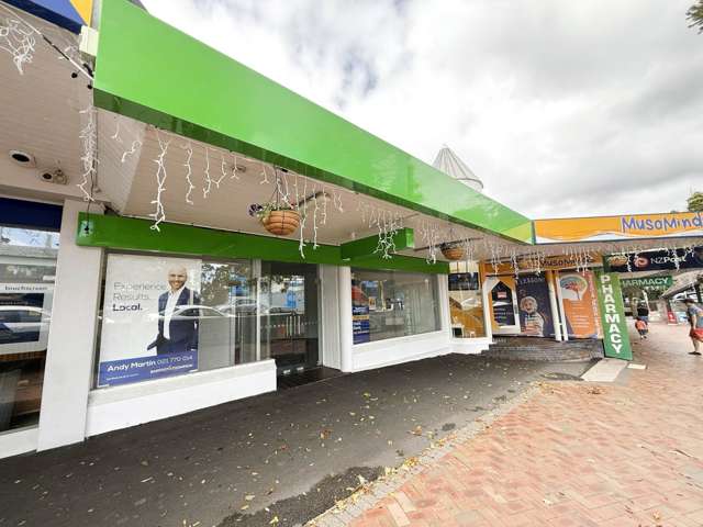 RETAIL OPPORTUNITY IN TITIRANGI VILLAGE