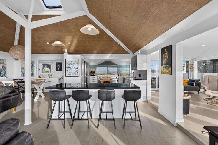 A four-bedroom home with direct beach access on Rocking Horse Road, in Southshore, fetched <img.6 million - $500,000 above RV. Photo / Supplied