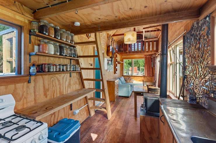 Under the radar and off-grid: 1202 Ōtaki Gorge Road, in Te Horo, is looking for a new owner. Photo / Supplied