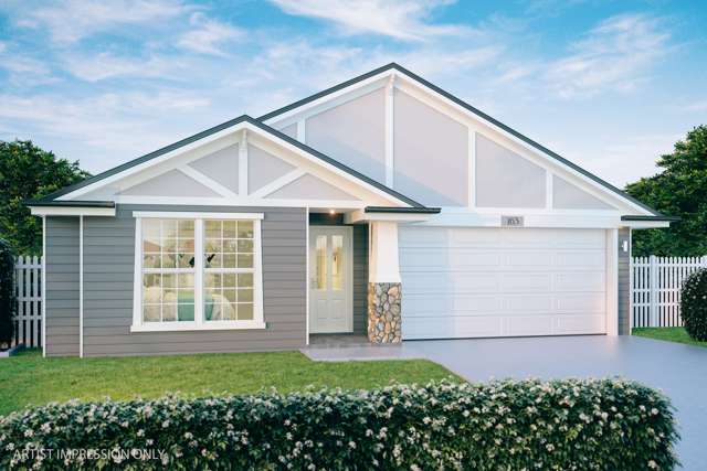 Mangawhai 163 Hamptons Façade – House & Land Concept