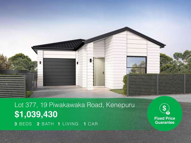 Make a start in Kenepuru - Lot 377