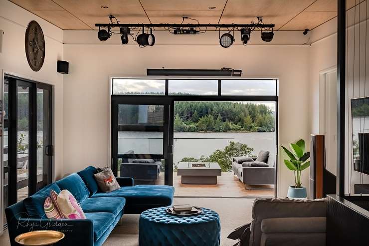 A near new large five-bedroom, two-bathroom property on the lake edge in Mangakino has a price indication of $2.4m. Photo / Supplied