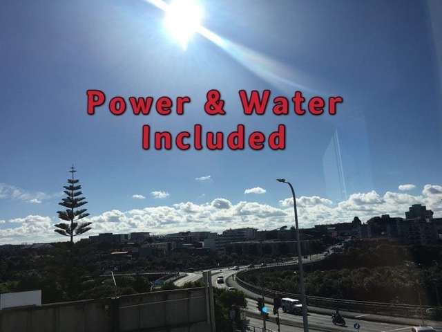 Power and Water are INCLUDED in the rent.