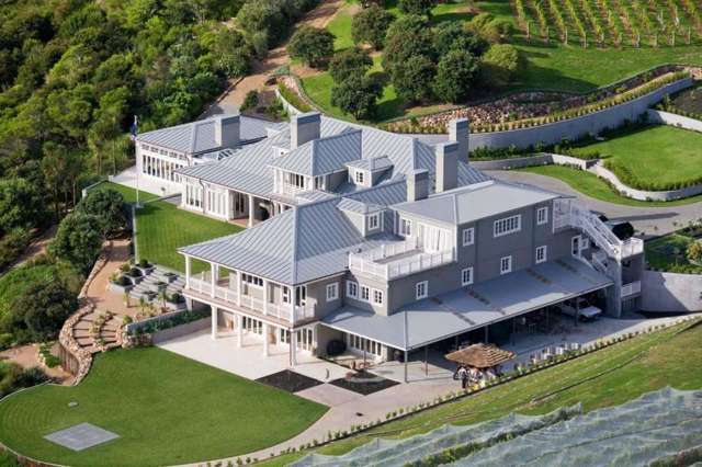 Luxury Waiheke estate back on the market after passing in at $18.5m