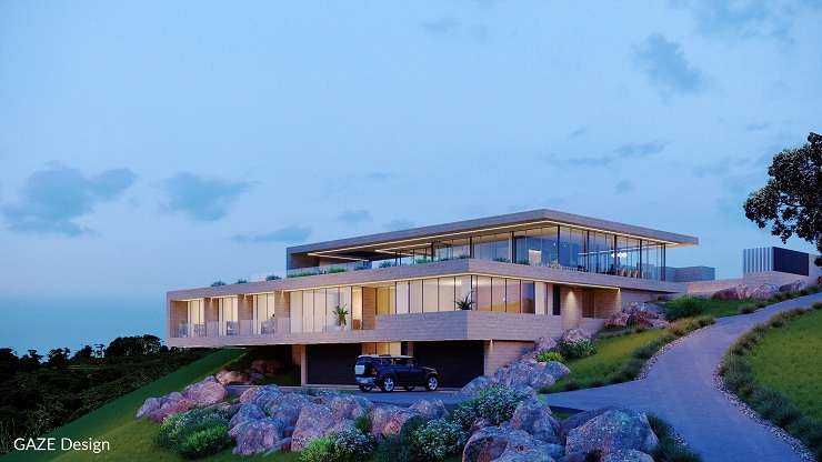 Construction work on a beach-front property on Miro Road, at Waiheke Island's Palm Beach. The 858sqm property was bought in 2020 for <img.22m. Photo / Supplied