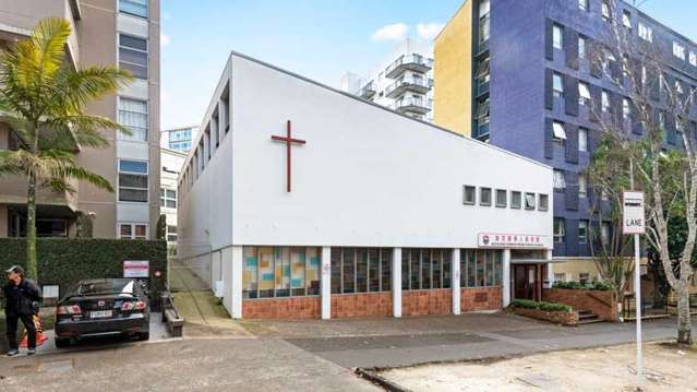 Vacant CBD church with redevelopment upside