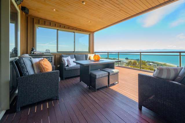 Spectacular views from this private oasis